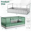 Galvanized Raised Garden Bed with Greenhouse Cover