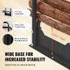 VEVOR 8.5FT Outdoor Firewood Rack with Cover, 102x14.2x46.1 in, Heavy Duty Firewood Holder & 600D Oxford Waterproof Cover for Fireplace, Patio, Indoor