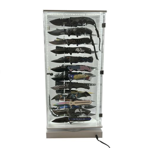 Streetwise 2 Sided 24 Count Knife LED Rotating Display Streetwise 2 Sided 24 Count Knife LED Rotating Display