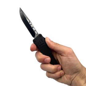 Streetwise Automatic OTF Knife with Drop Point Blade (size: large)