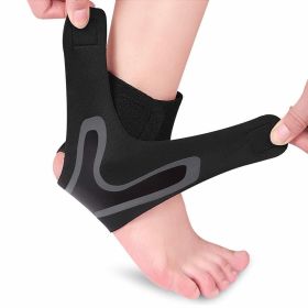 Neopene Ankle Brace (Color: Black, size: XL right)