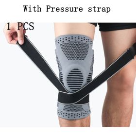 Silicon Knit Kneepad (Color: Grey, size: XL)