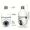 5G DualBand WiFi HD Bulb Camera Secure Home